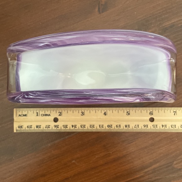 Murano glass serviette holder - Picture 8 of 9